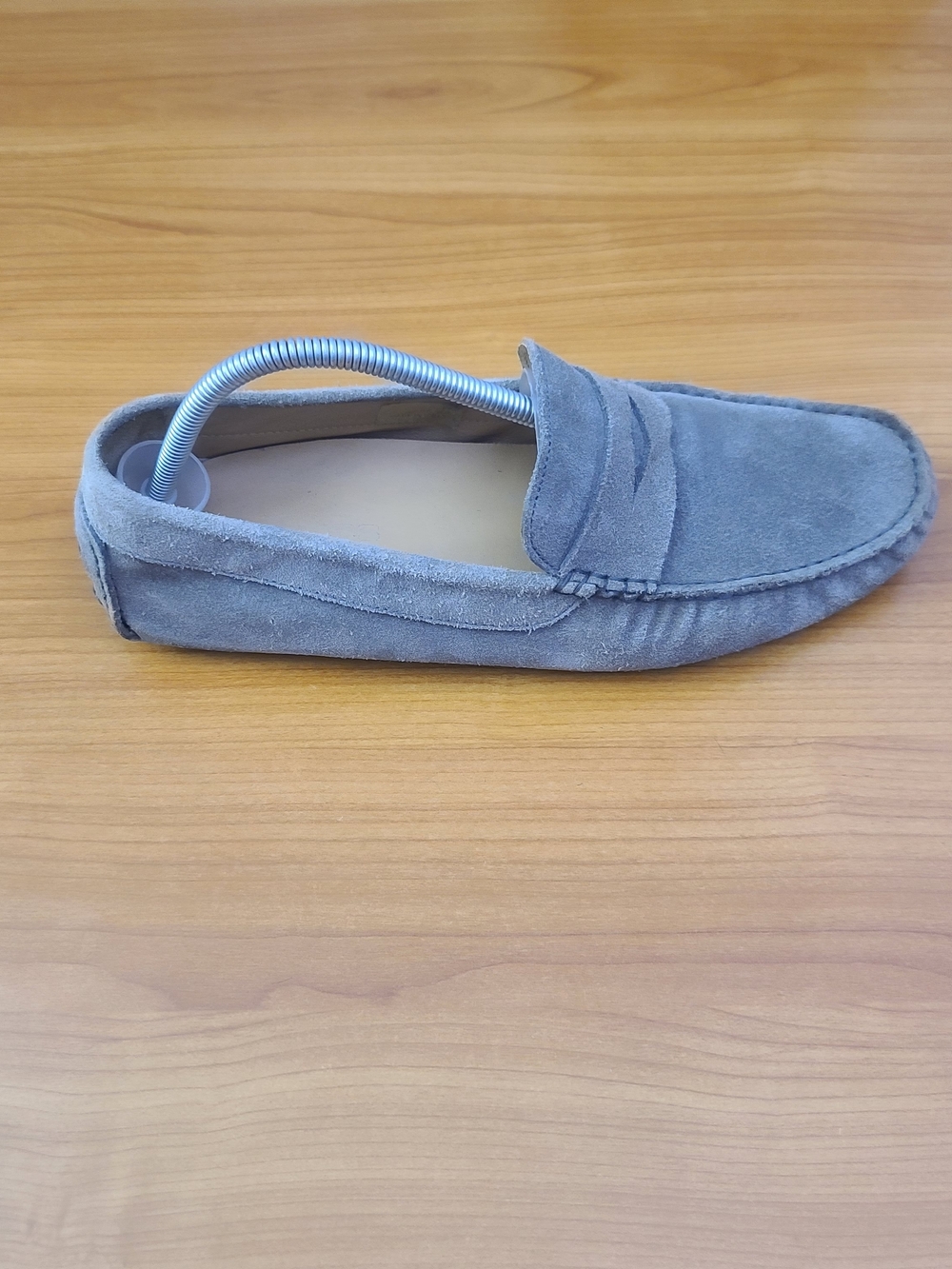 Boemos Gray Suede Loafers Driving  Italian Shoes Men’s  Sz 10/EU 43